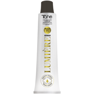 Tahe Lumière Express Haarfarbe – Permanent, Niedriger Ammoniakgehalt, 100 Ml, 100% Grauabdeckung
