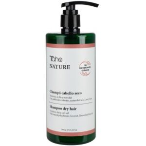Tahe Nature Shampoo capelli secchi senza solfati Con polifenoli naturali, oli di Cocco, Lino e Soia